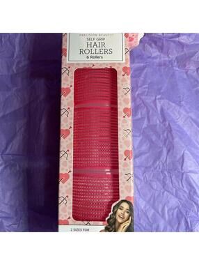 Precision Beauty Self Grip Hair Rollers Pink